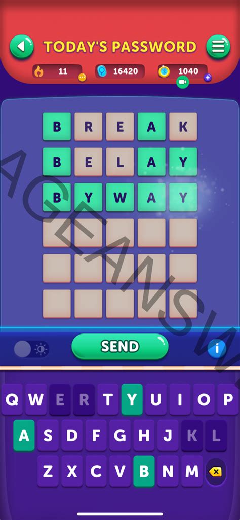 CodyCross Today’s Password May 7 2024 Answer.